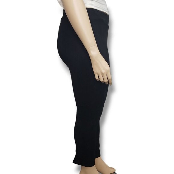 Torrid Suede Legging Womens 1X Full Length‎ Signature Waist Black - Picture 3 of 11